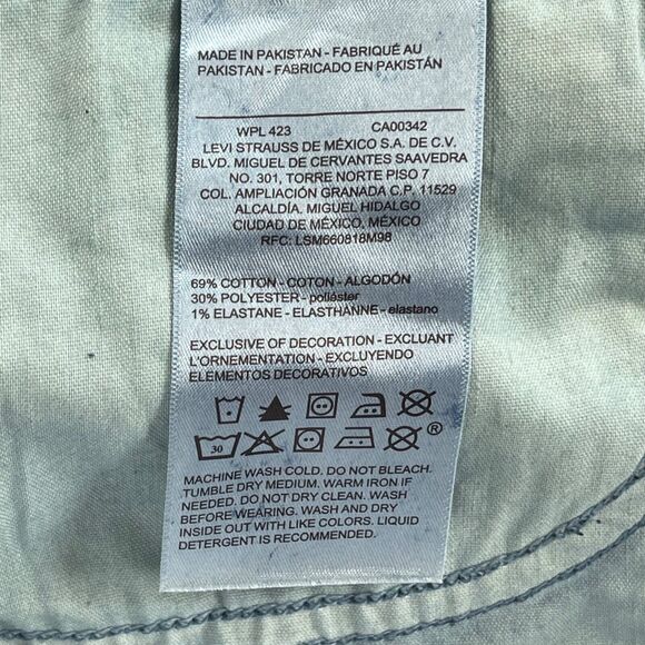 Signature Levi Strauss Jeans Women Plus 24 Dark Wash Mid-rise Bootcut Inseam 32" - Picture 8 of 11